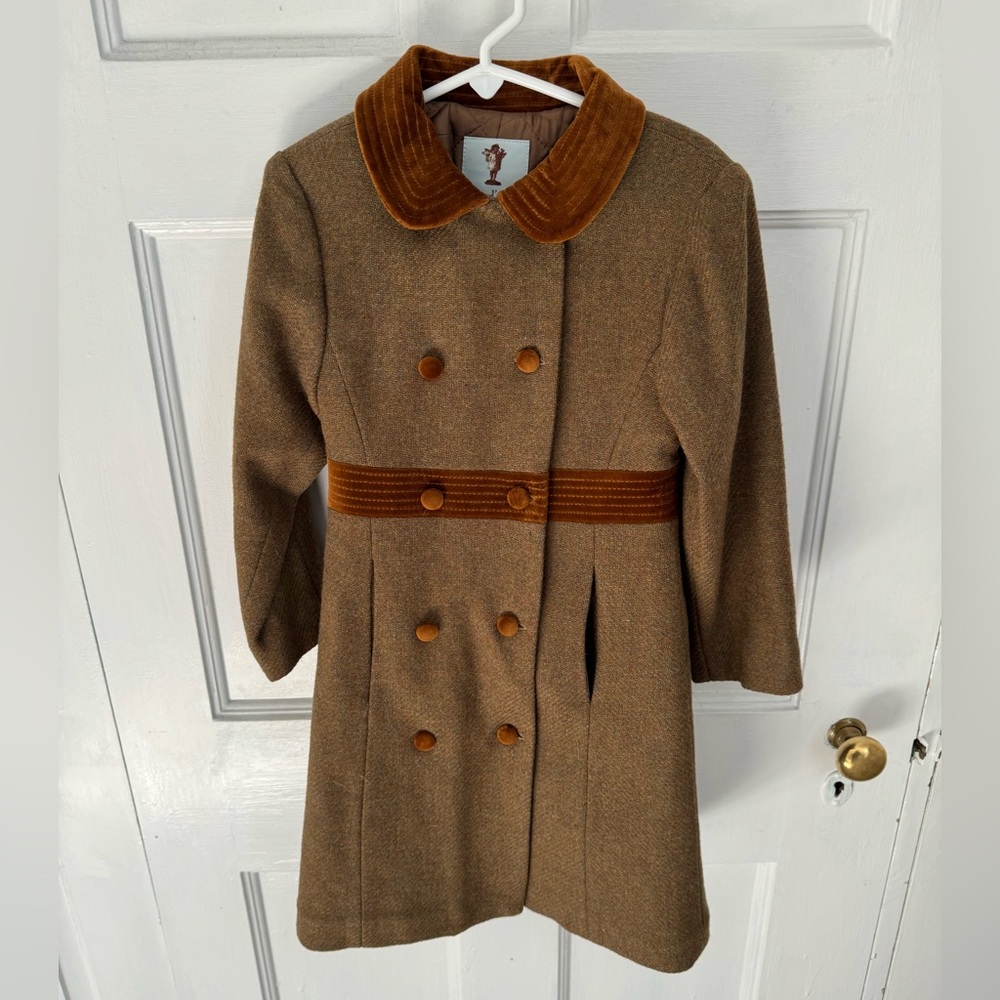 Papo D’Anjo Girls dress coat 4T